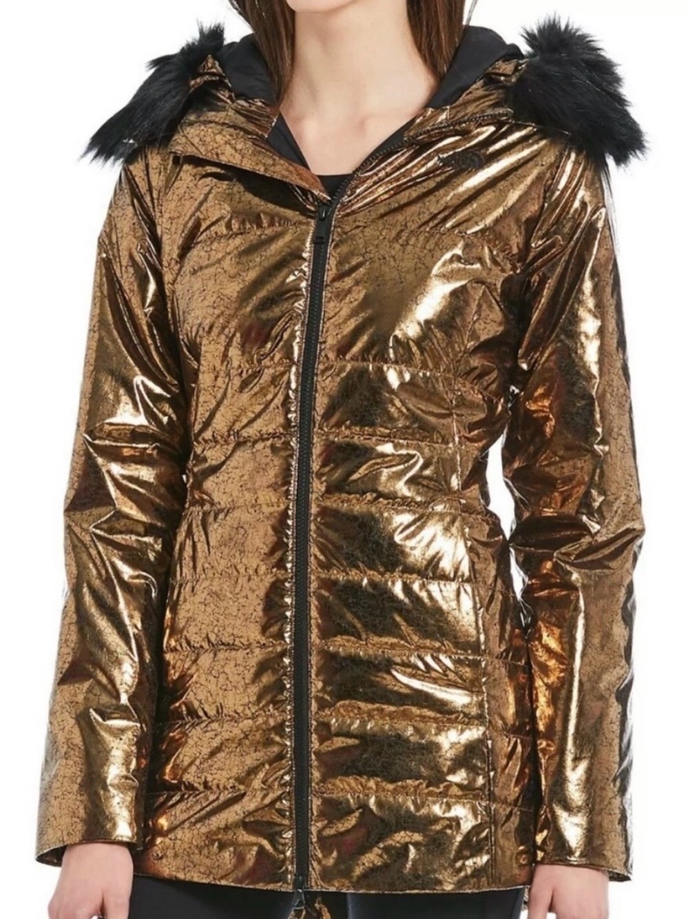 North Face Harway Jacket Insulated Parka Metallic Copper Limited Ed. Size L EXC